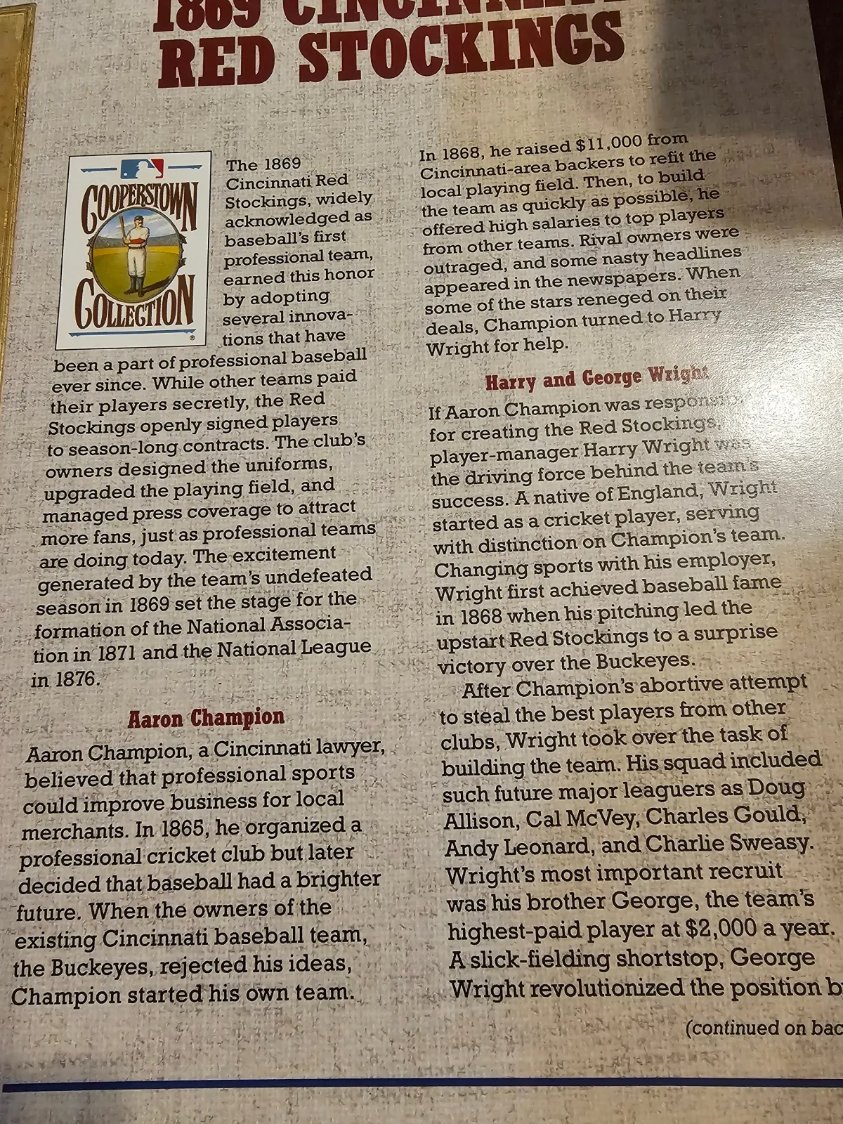 Cincinnati Red Stockings